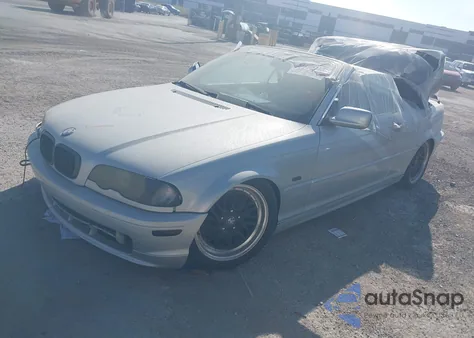 2001 BMW 325Ci из США, поврежденный, VIN WBABS33491JY41889